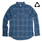 Men's Daniel Keep Warm Stretch Riding Flannel - Club Ride Apparel#color_daniel-vivid-blue