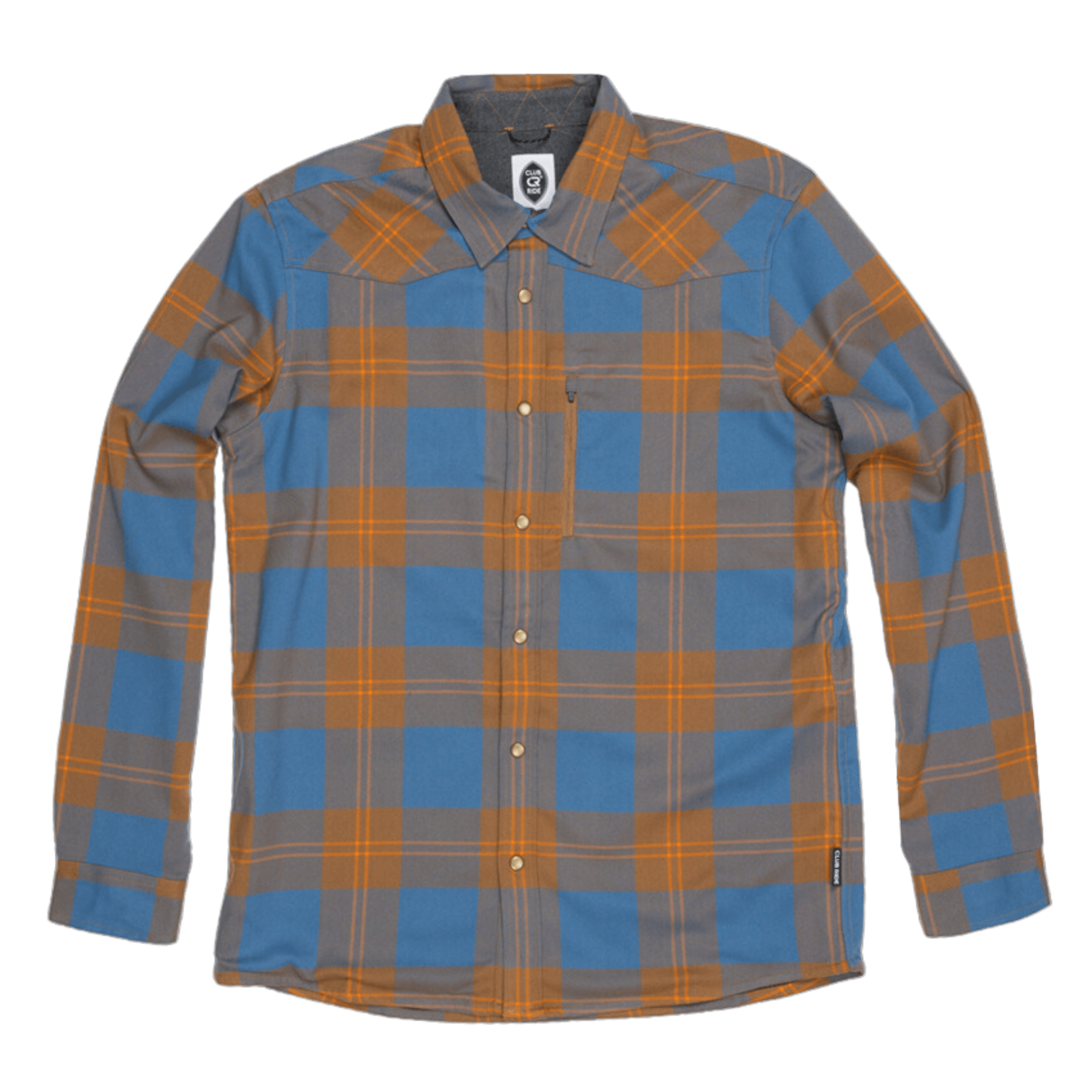 Men's Griffin Flannel 2 - Layer Shacket - Club Ride Apparel