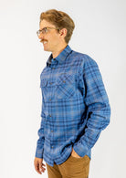 Men's Daniel Flannel - Club Ride Apparel#color_daniel-vivid-blue